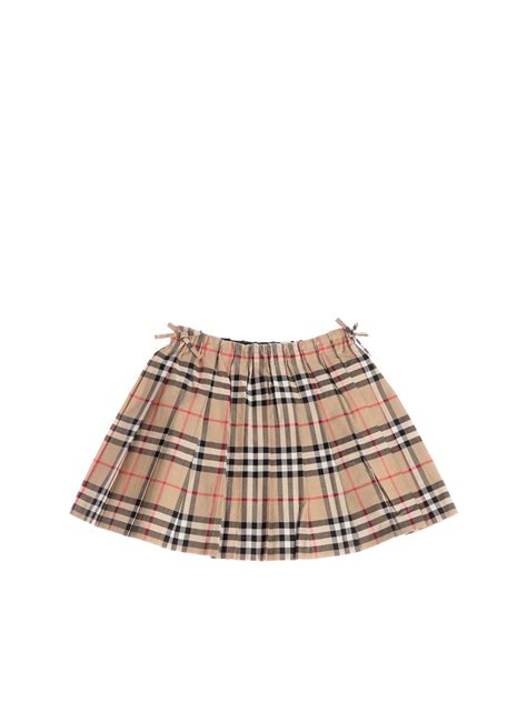 vintage burberry pleated skirt|Burberry check wool pleated skirt.